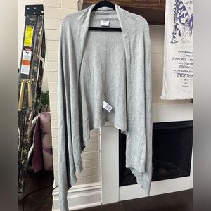 DKNY Gray Asymmetrical Women's Sweater
